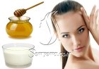 ماسك الحليب والعسل لبشرة نضرة