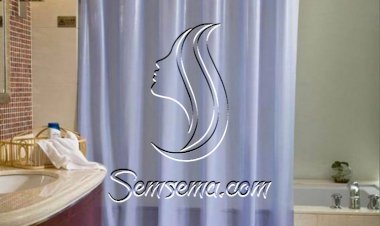 طريقة لتنظيف ستائر الحمام البلاستيكية