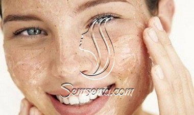 قناع السكر لتقشير البشرة