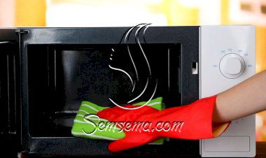 طريقة تنظيف الميكروويف بسهولة