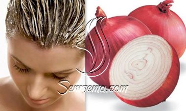 ماسك البصل والعسل لعلاج تساقط الشعر