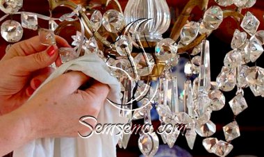 تنظيف النجف اسهل ما يمكن