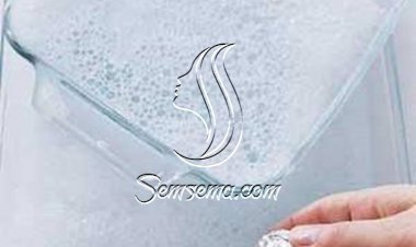 طريقة تنظيف الأوانى الزجاجية