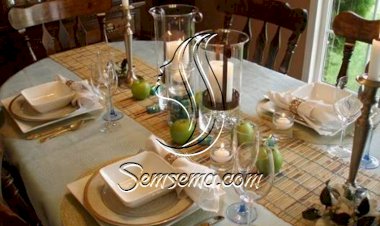 اتيكيت ترتيب الأكواب على السفرة