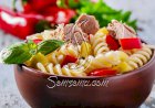 طريقة عمل المكرونة بالتونة والفلفل الحار