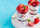 طريقة عمل ترايفل الفراولة بالجبن الكريمي