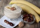طريقة عمل سموثي الموز والبلح بالمكسرات