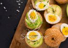طريقة عمل بيجل البيض بالأفوكادو