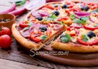 طريقة عمل بيتزا البيبروني بالفلفل الأحمر