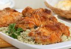 طريقة عمل ​​أفخاذ الدجاج بالبصل والأرز