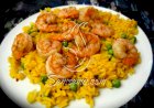 طريقة عمل الأرز بالجمبري والصوص الحار