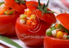 طريقة عمل طماطم محشية بالخضروات