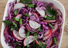طريقة عمل سلطة كرنب بنفسجي بالفجل