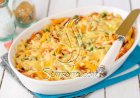 طريقة عمل طاجن المكرونة بالتونة والبسلة