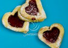 طريقة عمل قلوب الباف باستري بالمربى للفلانتين