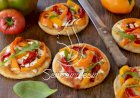 طريقة عمل ميني بيتزا بالفلفل الملون