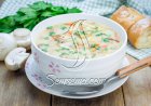 طريقة عمل شوربة دجاج كريمي لايت