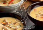 طريقة عمل شوربة الخضار بالدجاج وكريمة المشروم