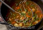 طريقة عمل شوربة الخضار باللحم