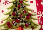 طريقة عمل سلطة فواكه شجرة الكريسماس