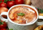 طريقة عمل شوربة الطماطم الكريمي