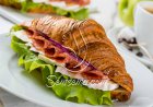طريقة عمل ساندويتش كرواسون بالسلامي والجبنة