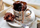 طريقة عمل كوب كيك الشيكولاتة بالكراميل