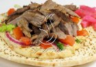 شاورما باللحم على الطريقة المنزلية