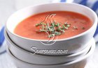 شوربة الطماطم والفلفل الرومي والبصل