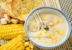 شوربة الذرة بالكريمة