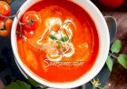 شوربة الطماطم بالكريمة