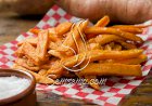 أصابع البطاطس الحلوة المقرمشة