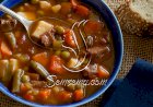 شوربة الخضار باللحم