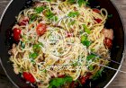سلطة سباغيتي بالخضار