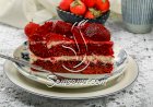 كيكة الفراولة المخملية