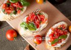 البروشيتا بجبن الفيتا والطماطم