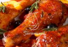 دجاج مشوي بالبابريكا والزيتون