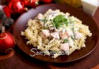 مكرونة بالدجاج والخضار