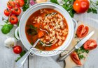 شوربة الطماطم بالمكرونة