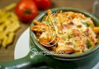 مكرونة بالخضار بالفرن