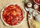 عجينة البيتزا السهلة والسريعة