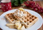 وافل بدون بيض