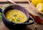 شوربة الذرة المهروسة بالجبن
