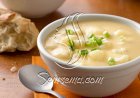 شوربة البطاطس بالجبن والكريمه