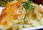 غراتان البطاطا بالكريمة والجبن