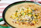 طريقة عمل شوربة الذرة بالدجاج بالكريمة