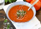 طريقة عمل شوربة طماطم سهلة