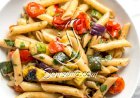 طريقة عمل سلطة الباستا بالخضار المشوية