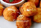 كرات الموزاريلا المقلية المقرمشة وصفة للاطفال لفتح الشهية