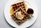 طريقة عمل الوافل الهش بالقهوة